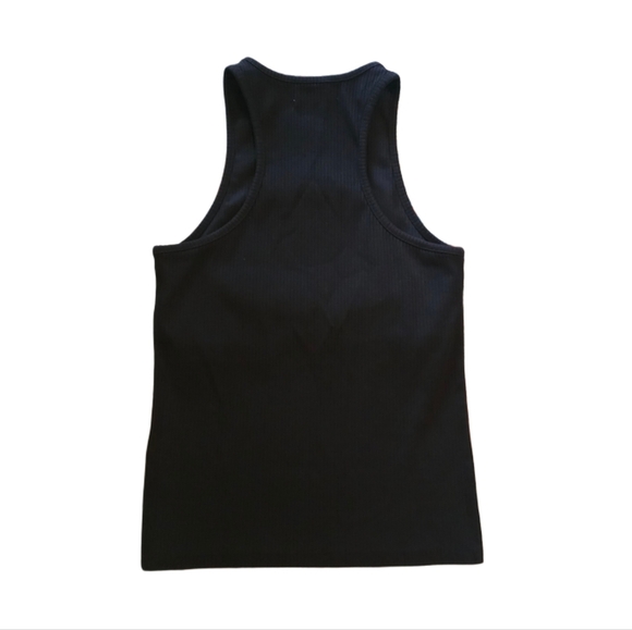 Madewell Black Ribbed Tank Top Sleeveless Size XS - Picture 2 of 3